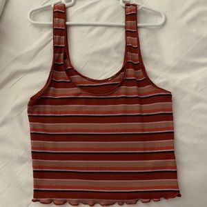 PacSun Striped Crop Top
